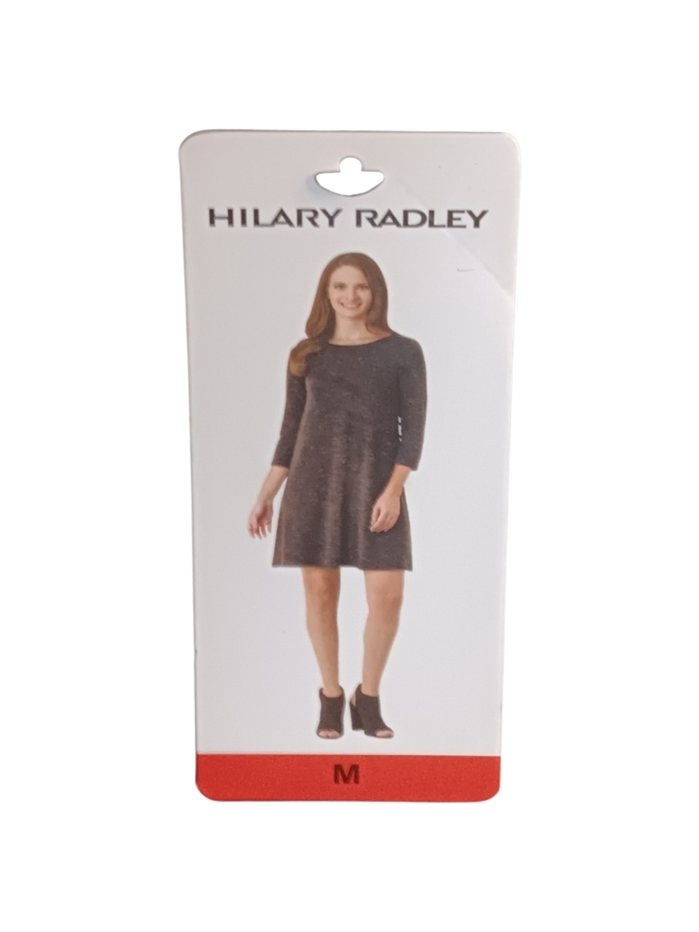 Hilary Radley Black Heather Midi A-Line Dress - Picture 4 of 6